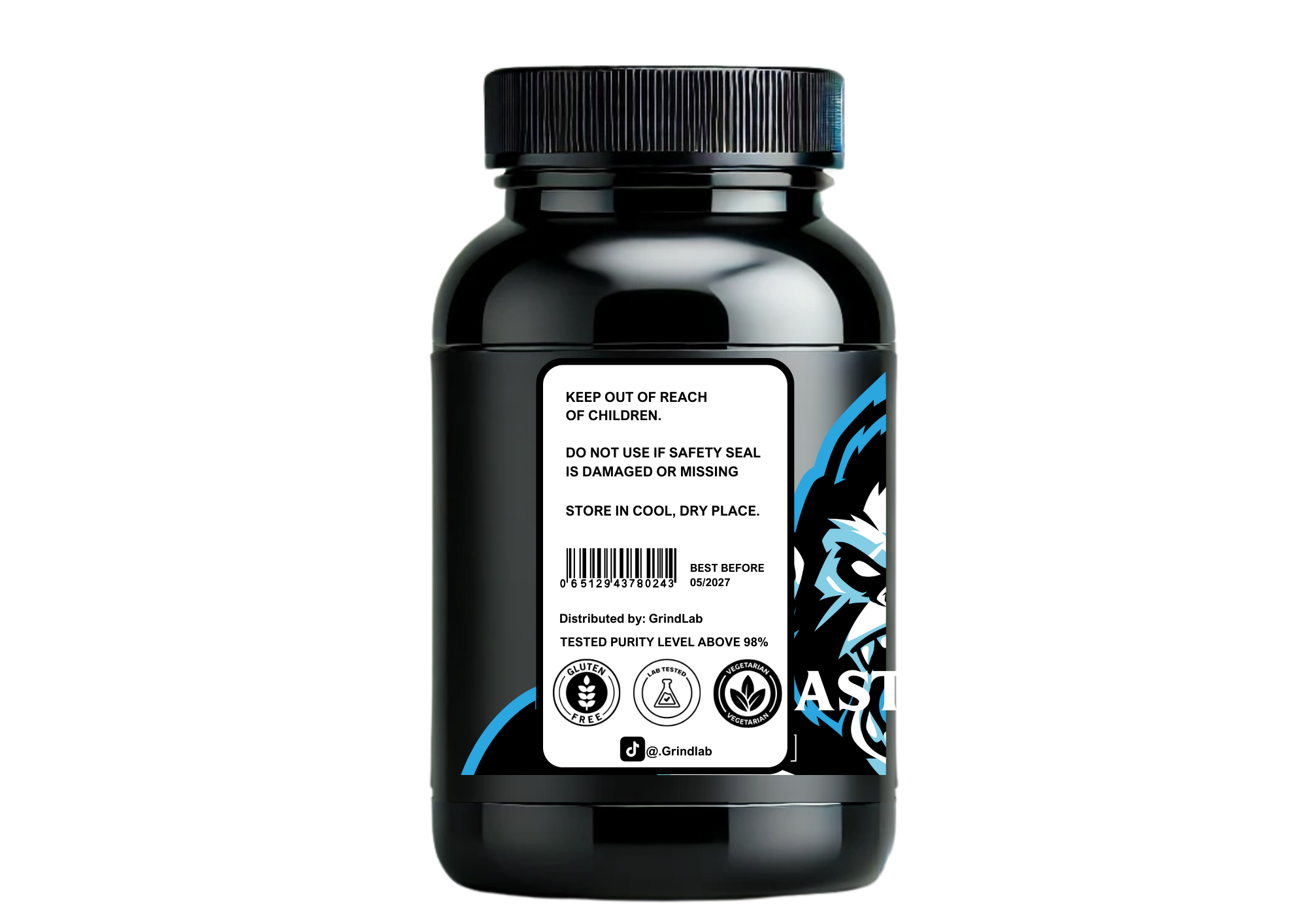 GrindLab Beast Stack - MK677, GW501516, LGD4033 60 CAPSULES - Image 2