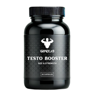 GrindLab Testo Booster – Natural Testosterone Support for Size & Strength 60 CAPSULES